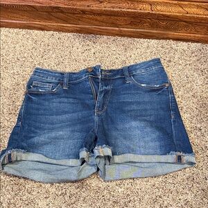 Judy Blue Medium Dark Blue Jean Shorts